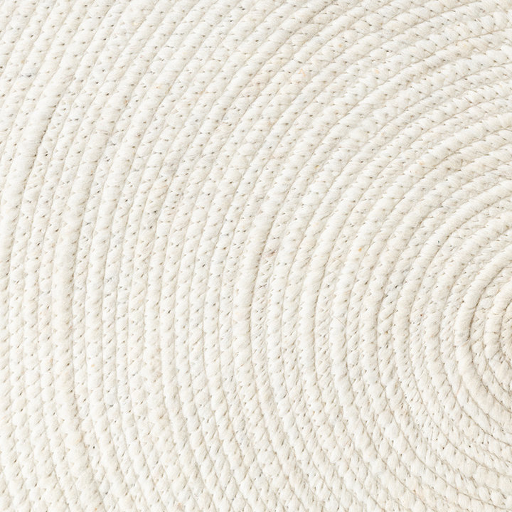Rond wollen vloerkleed - Wise Wit | Zacht en warm