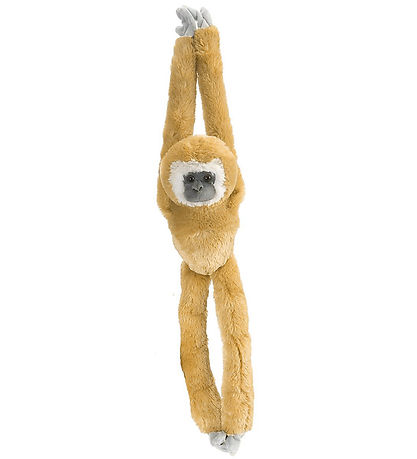 Wild Republic Kuscheltier - Hängender Affe - 18 x 55 - Weißhändi