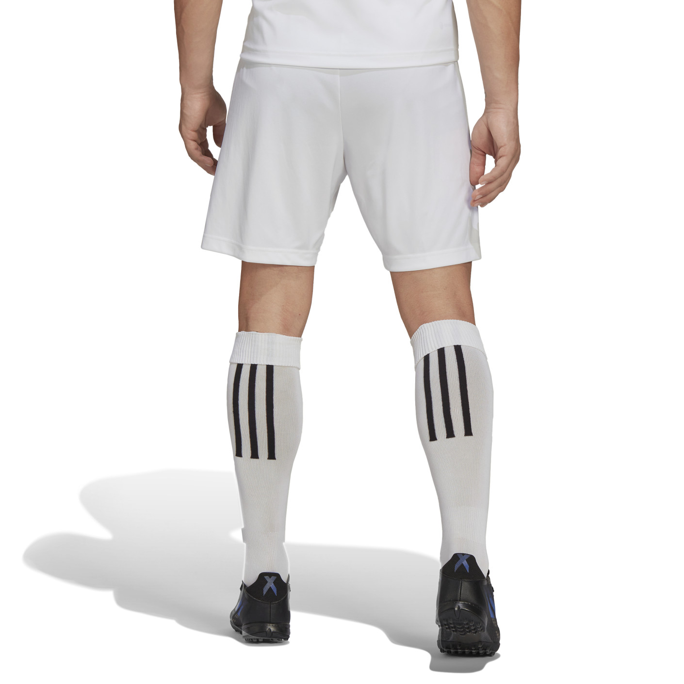 Adidas Entrada 22 Voetbalbroekje Wit Zwart