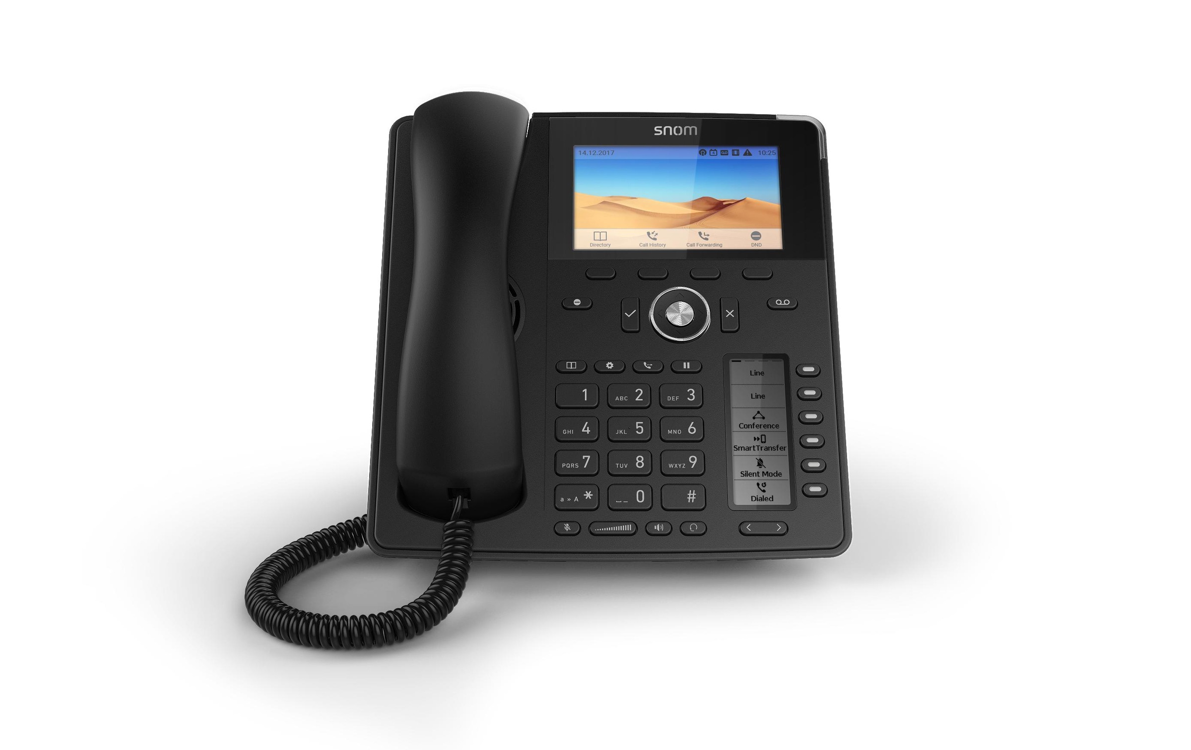 Snom Festnetztelefon »D785N Schwarz« ( )