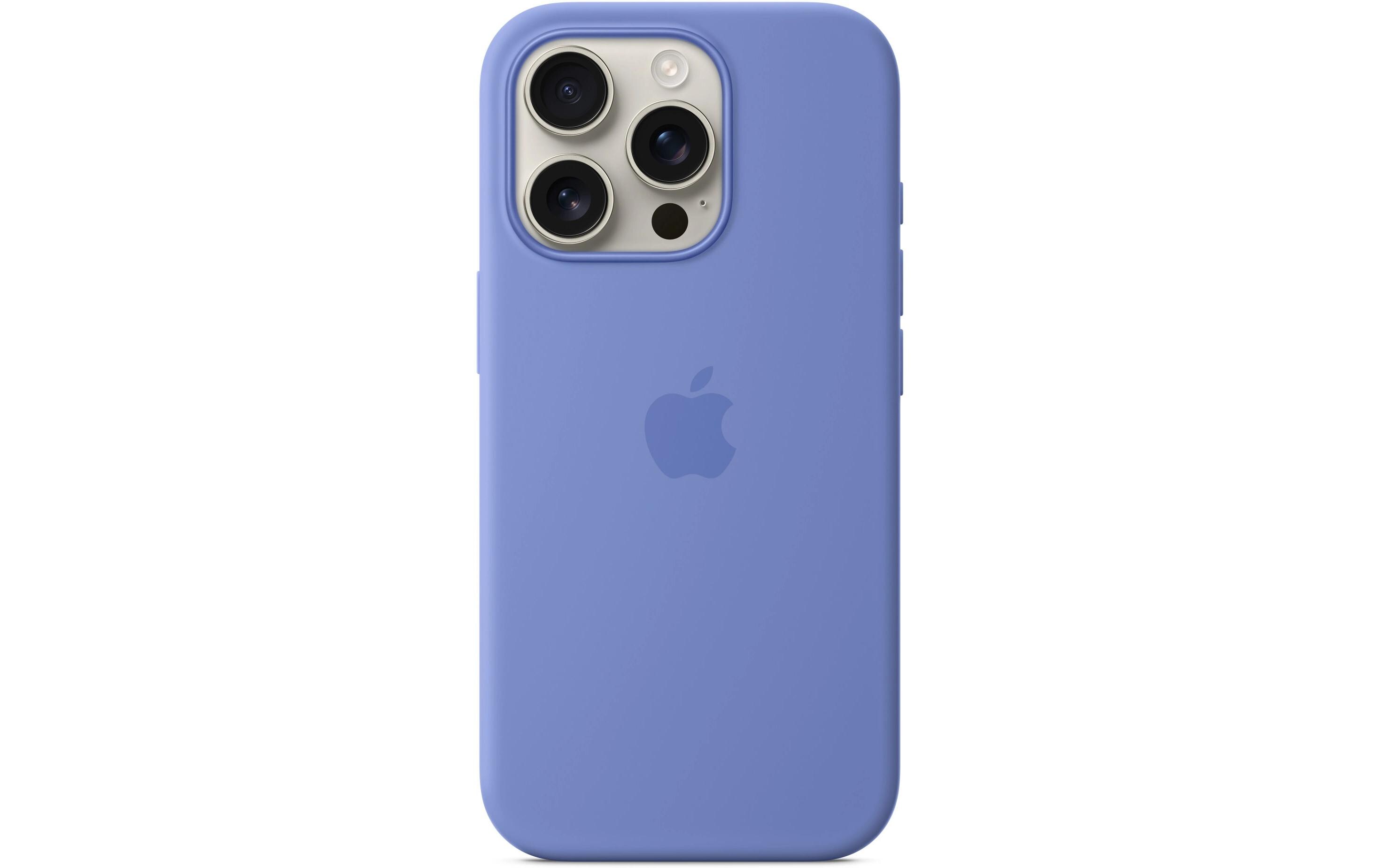 Silicone Case mit MagSafe iPhone 16 Pro PeriwinkleSilikon-Backcover mit «MagSafe» für das Apple iPhone 16 Pro