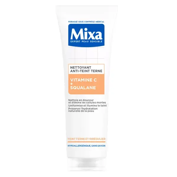 Mixa Nettoyant Anti-teint terne à la Vitamine C et au Squalane