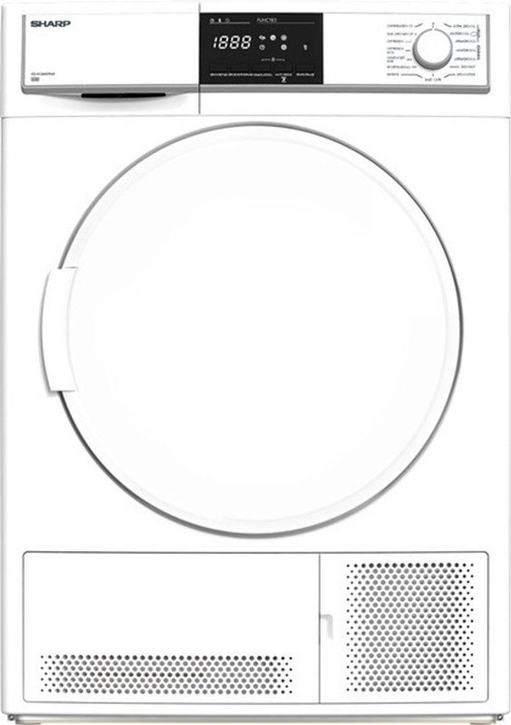 Sharp - KD-NCB8S7PW9-BX - Condensdroger - 8 kg