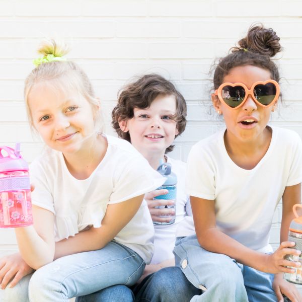 Nuby 2-in-1 drinkbeker Roze
