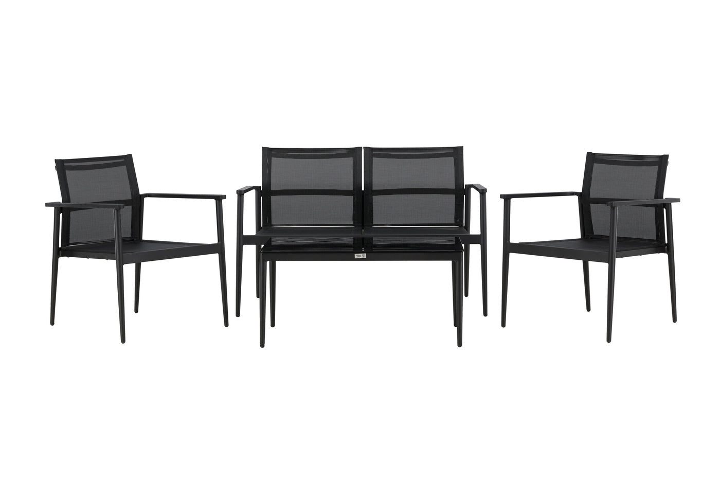 FjÃ´rd - Tuinset Zwart - Aluminium|Textiel - Break