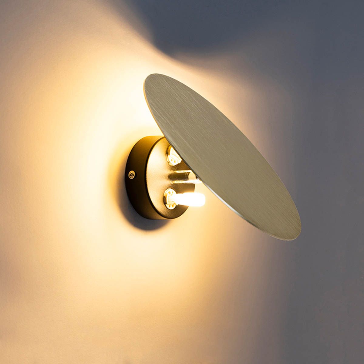Design wandlamp goud kantelbaar - Pulley