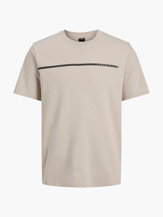 JACK & JONES T-Shirt beige
