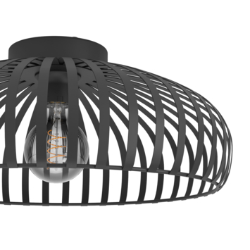 Eglo plafondlamp Mogano-3 Ø 40 cm zwart