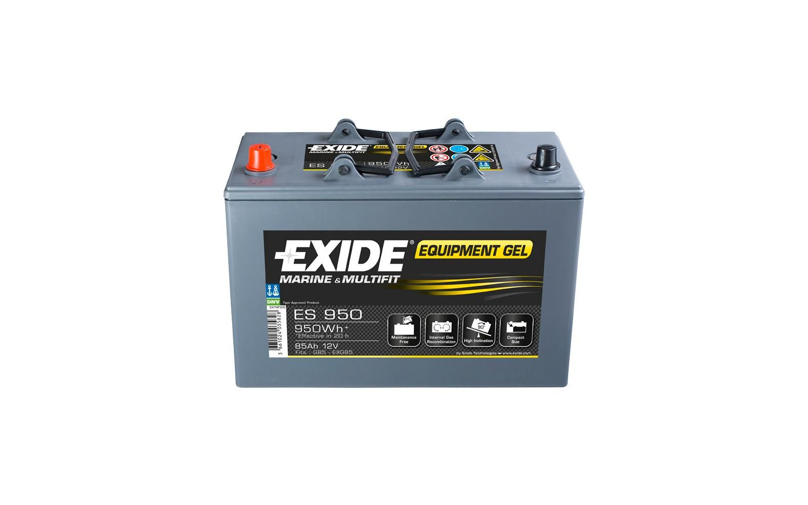 Exide Equipment Gel Batterie ES 650 12 V / 56 Ah