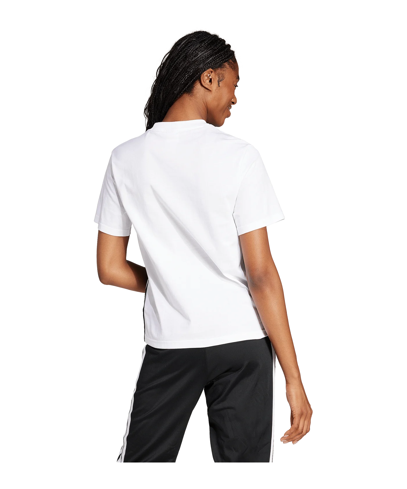 adidas Essentials 3S Cotton T-Shirt Damen Weiss
