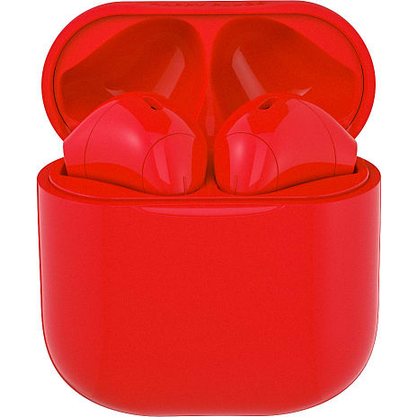 Happy Plugs Joy trådløse in-ear høretelefoner - rød
