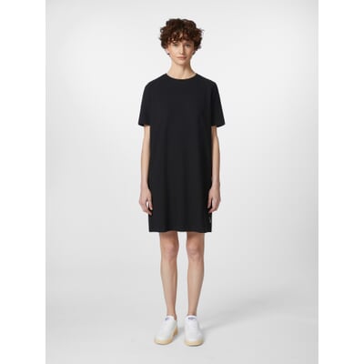 Damen-Jerseykleid, Schwarz