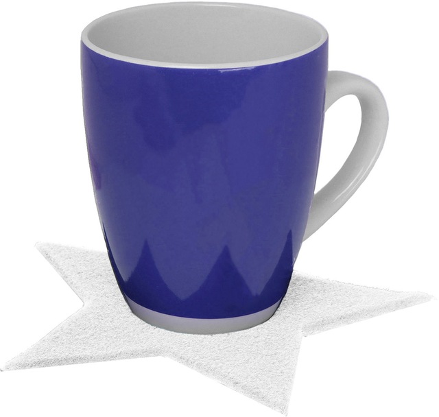 Primaflor-Ideen in Textil Platzset »Stern, Weihnachtsdeko« ideal als Untersetzer oder Tischdeko, Grösse 16,5 cm