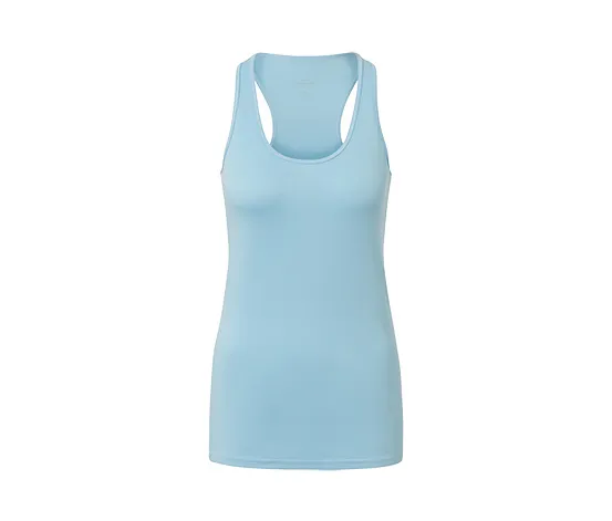 2-in-1-Kurzarm-Sportshirt, blau