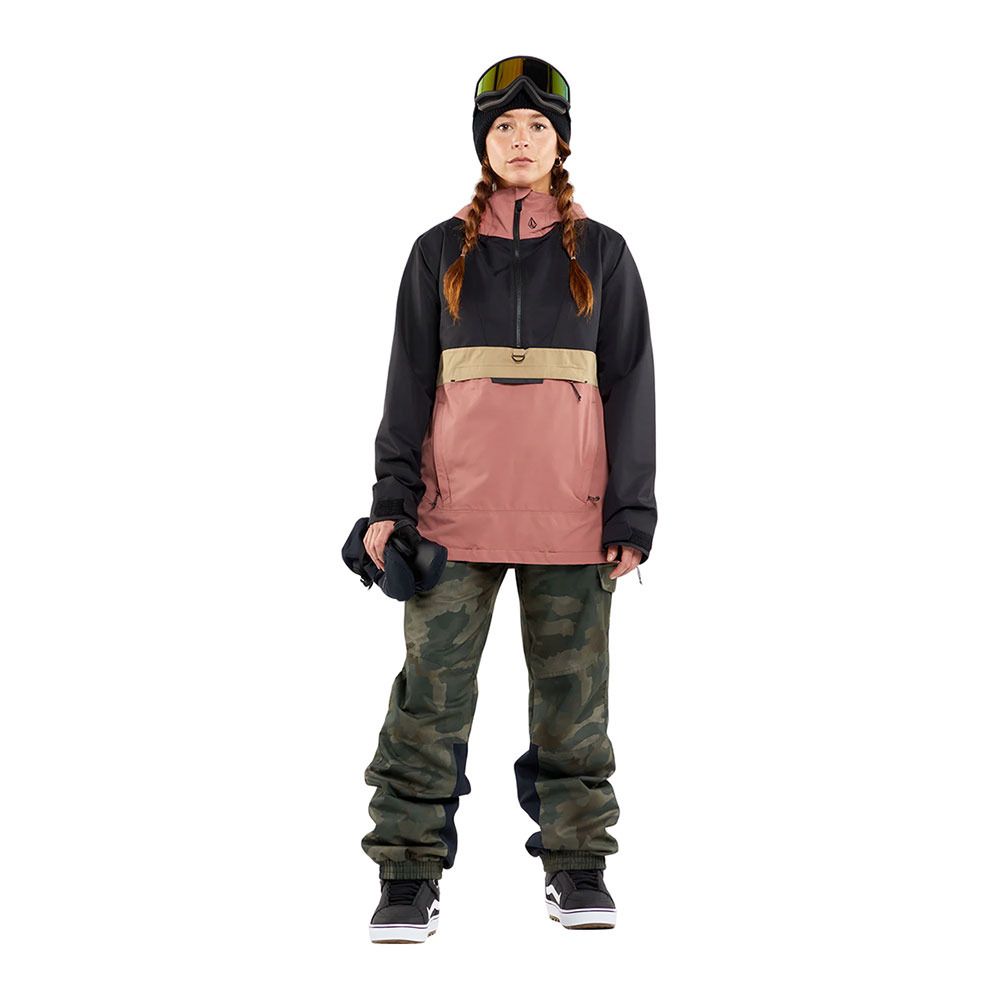 Volcom ASHFIELD - Veste ski Femme earth pink