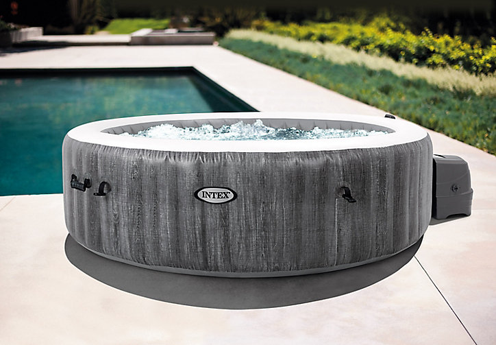 Spa gonflable 4 personnes 795L Baltik Intex gris