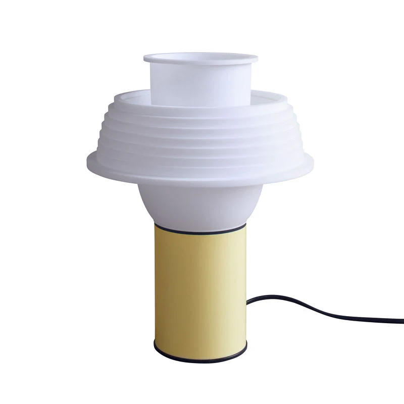 SOWDEN  TL2 bordlampe - hvid/gul