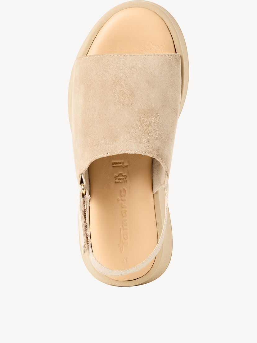Leren Sandaaltje - beige