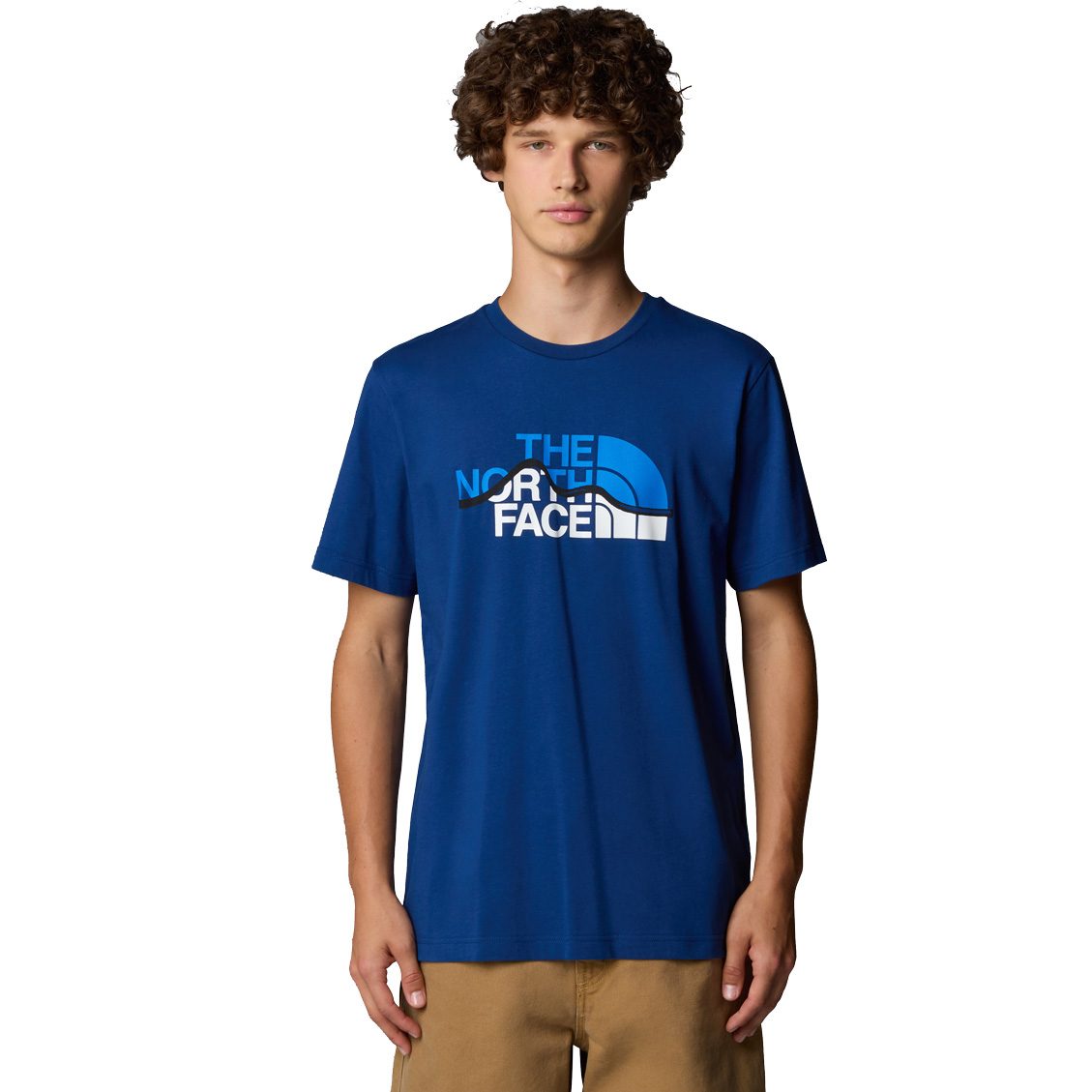 The North Face® Mountain Line T-Shirt Herren estate blue