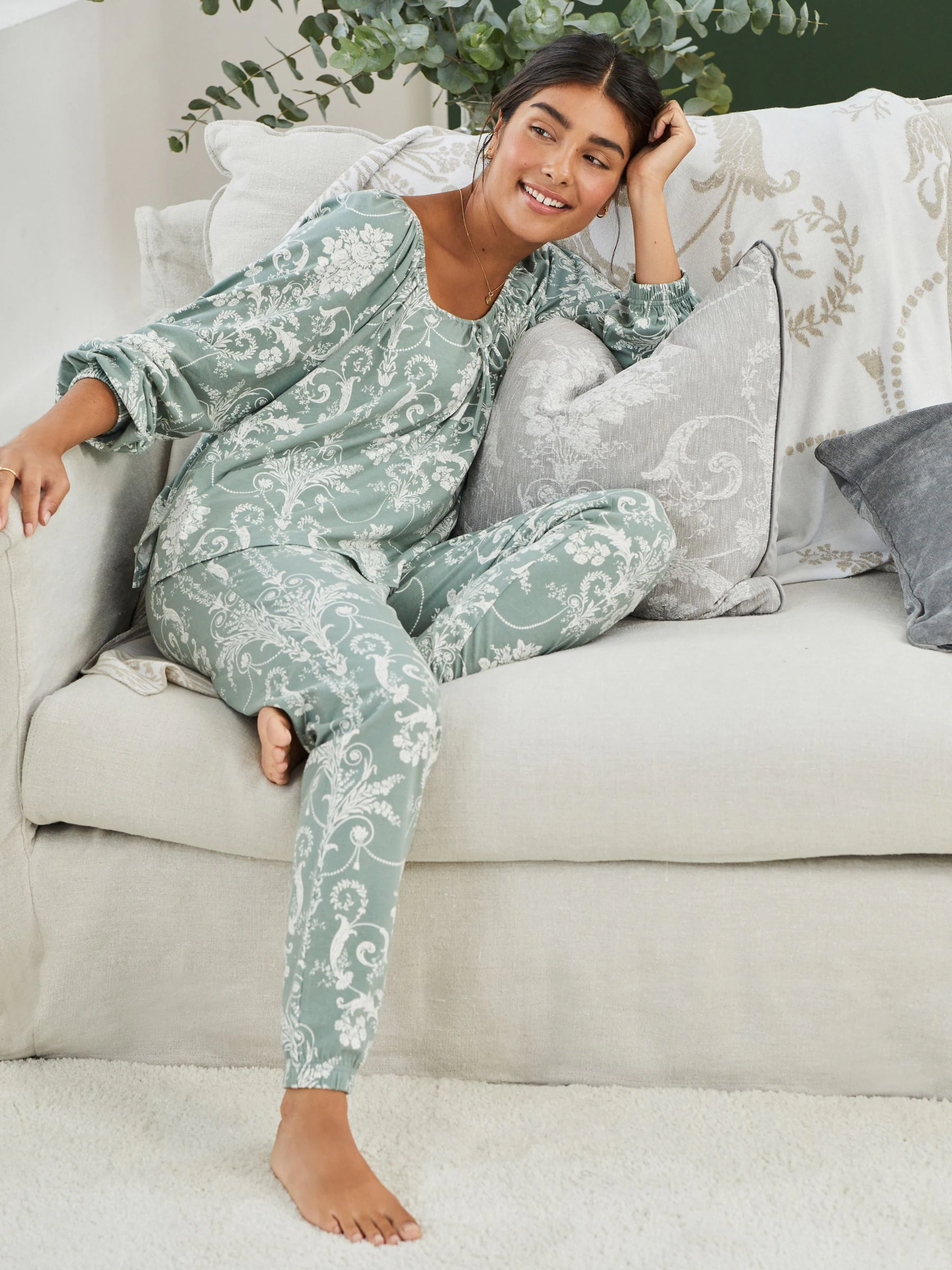 Groen - Laura Ashley pyjama's