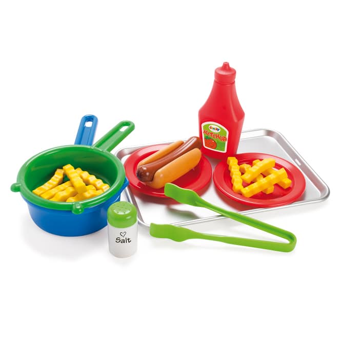 Hotdog Set auf Tablett - 22 Teile