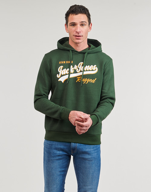 Jack & Jones - JJELOGO SWEAT HOOD 2 COL 23/24 - Vert