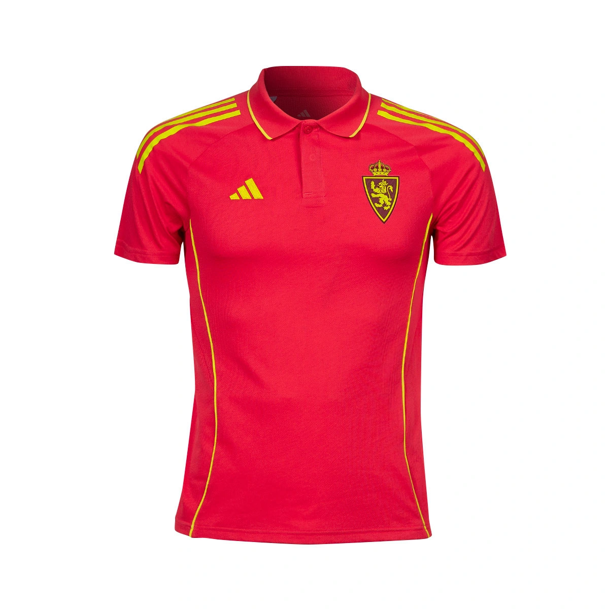 Polo adidas Real Zaragoza Passeio Jogador 25-26 Criança