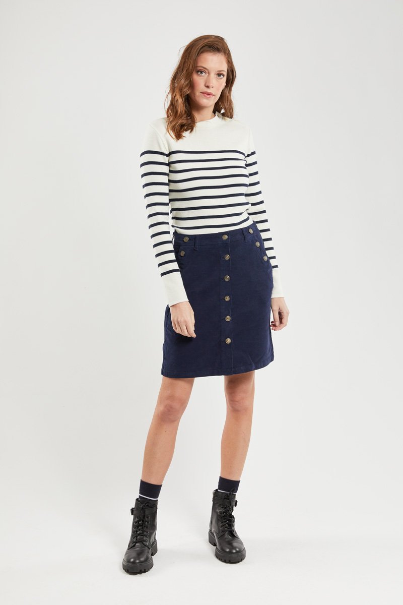 Pull marin rayé 