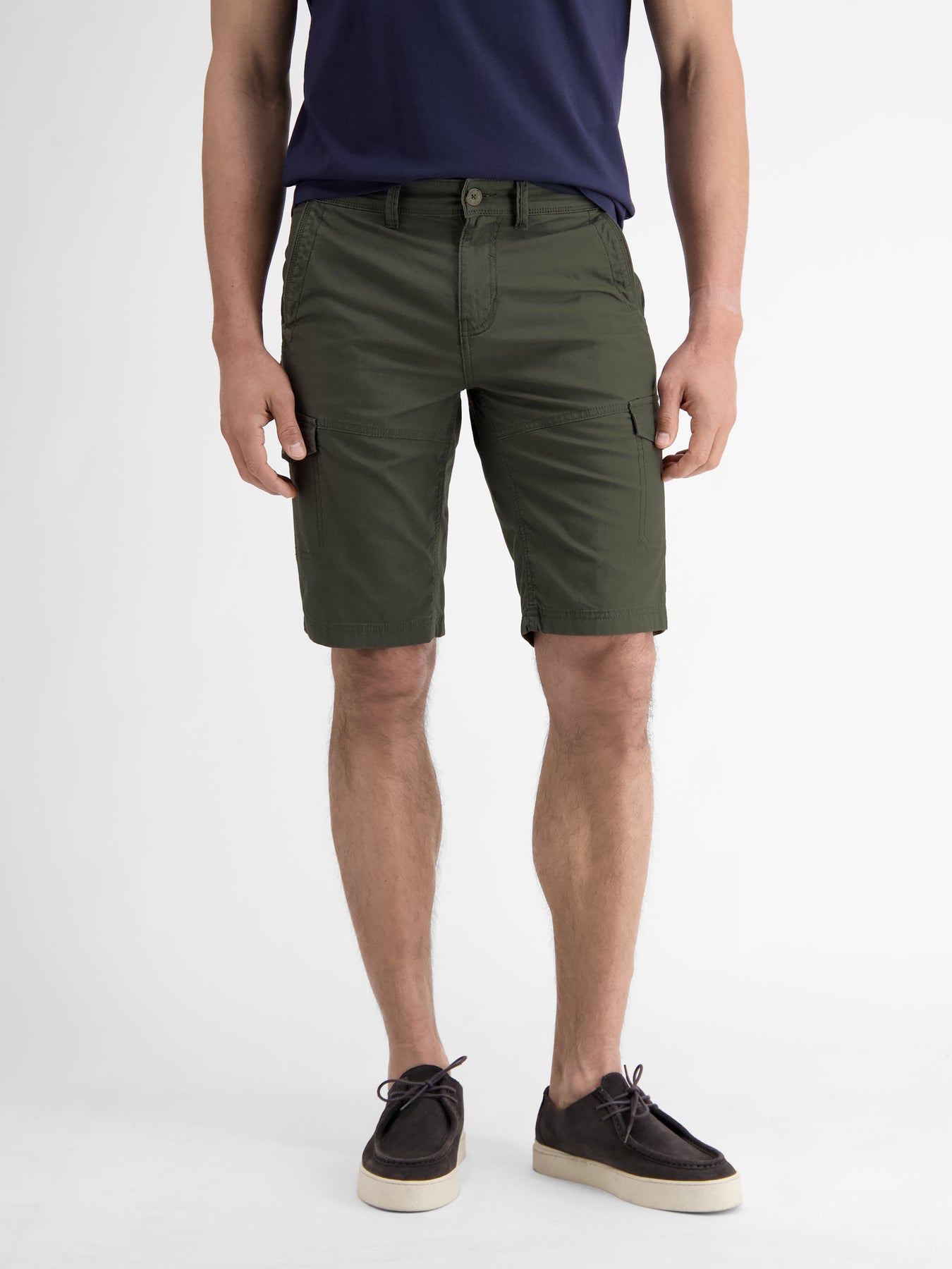 Lässige Herren Cargo-Bermuda, sommerlich leicht
