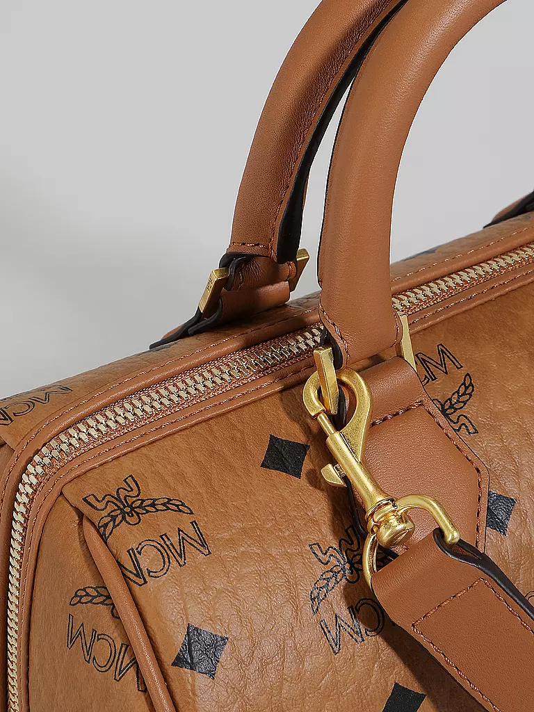 MCM Tasche - Henkeltasche ELLA VISETOS BOSTON Small braun