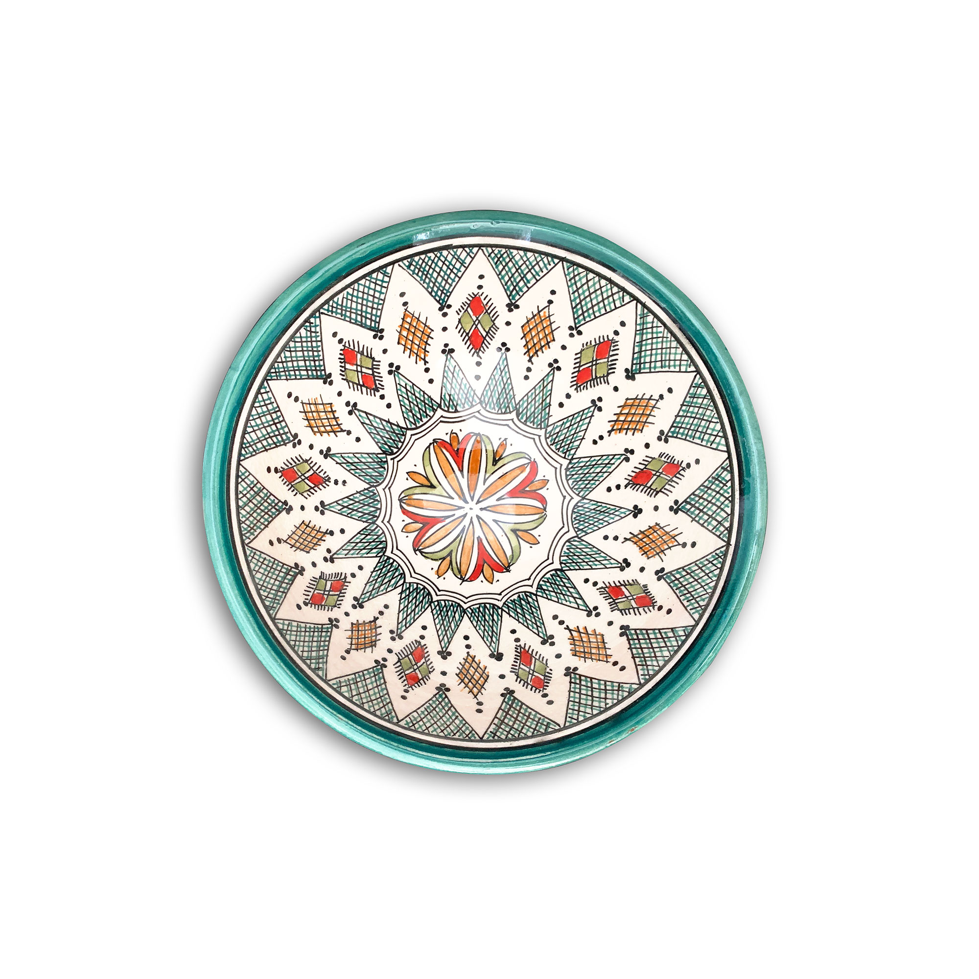 Zierschale multicolor, Ø 20 cm, H 9 cm von fischer's lagerhaus