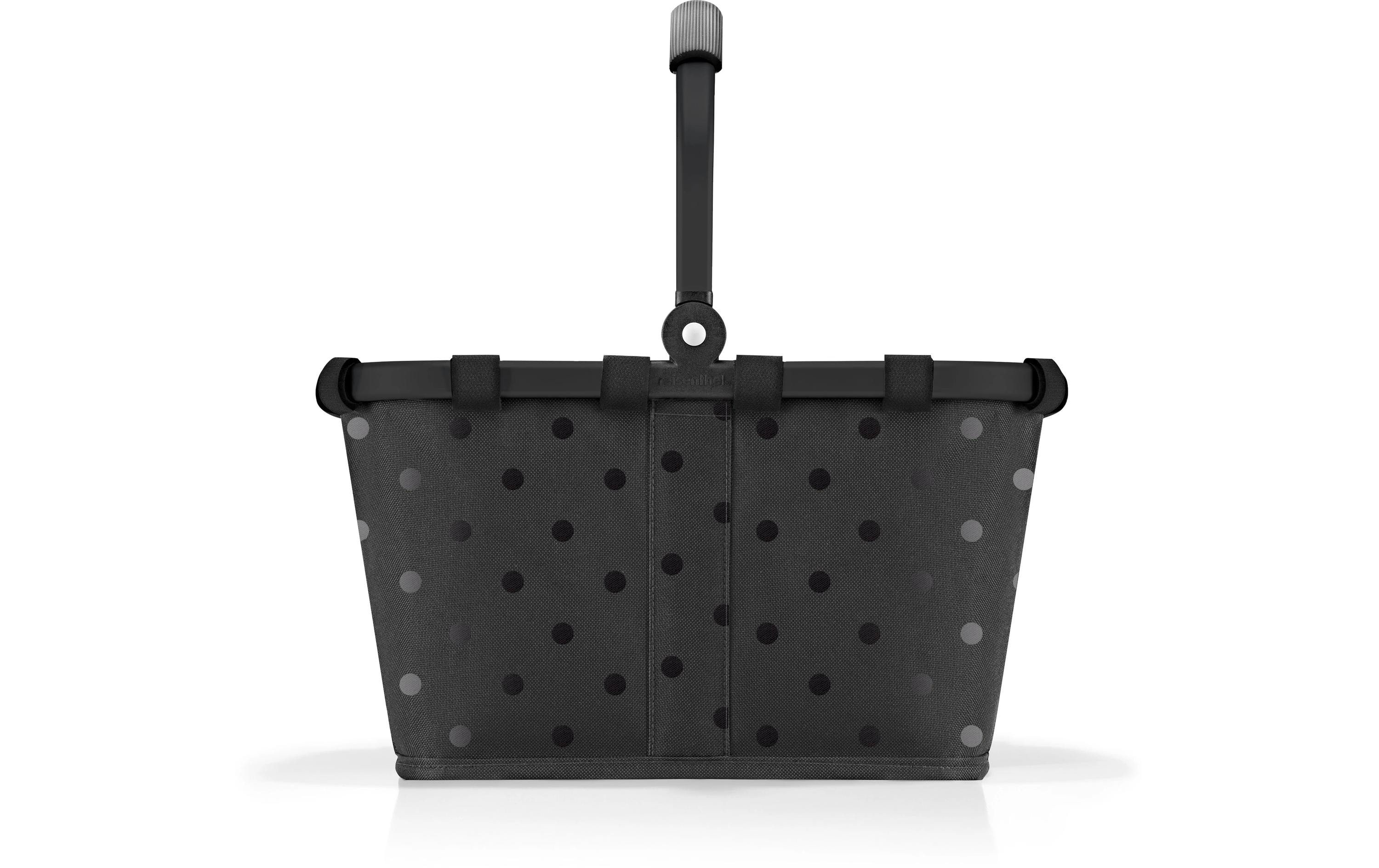 Einkaufskorb Carrybag XS Frame Glossy dots blackEinkaufstasche für Kinder