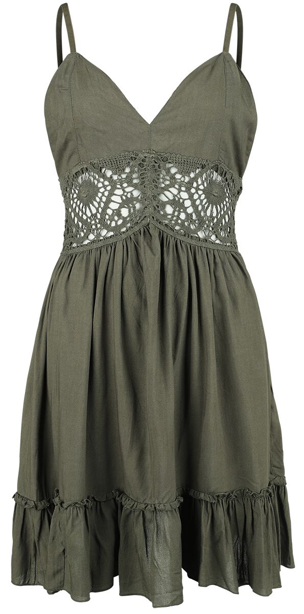 Robe Courte avec Dentelle | Gothicana by EMP Robe courte