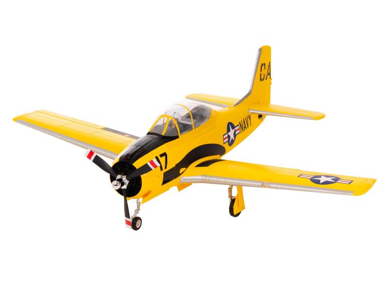 FMS Warbird Trojan T-28D V4 1400 mm, gelb PNP Detaillierter Scale Warbird mit elektrischem Einziehfahrwerk