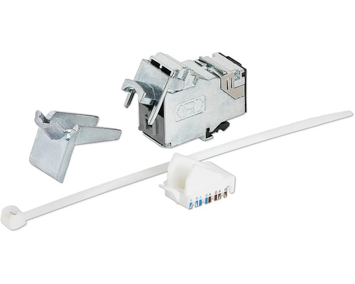 Rutenbeck Keystone module Cat.6A RJ45 (8p8c) - afgeschermde aansluiting voor netwerkkabels