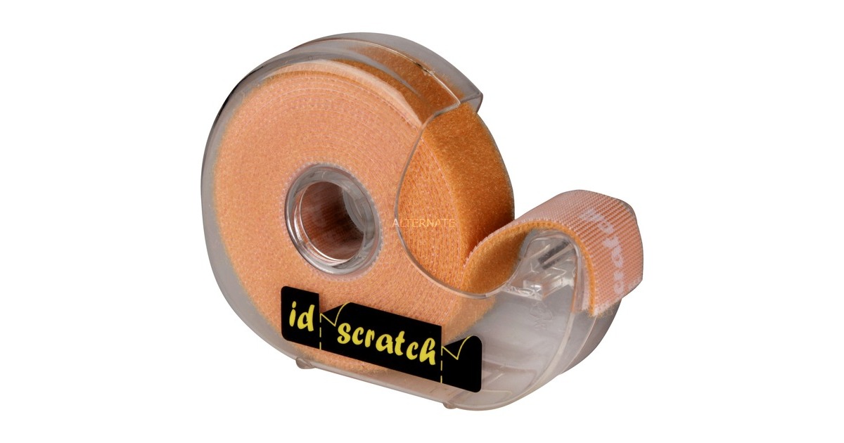 PatchseeID-Scratch Rollenhouder, 2,5 Meter kabelbinder  (Oranje)