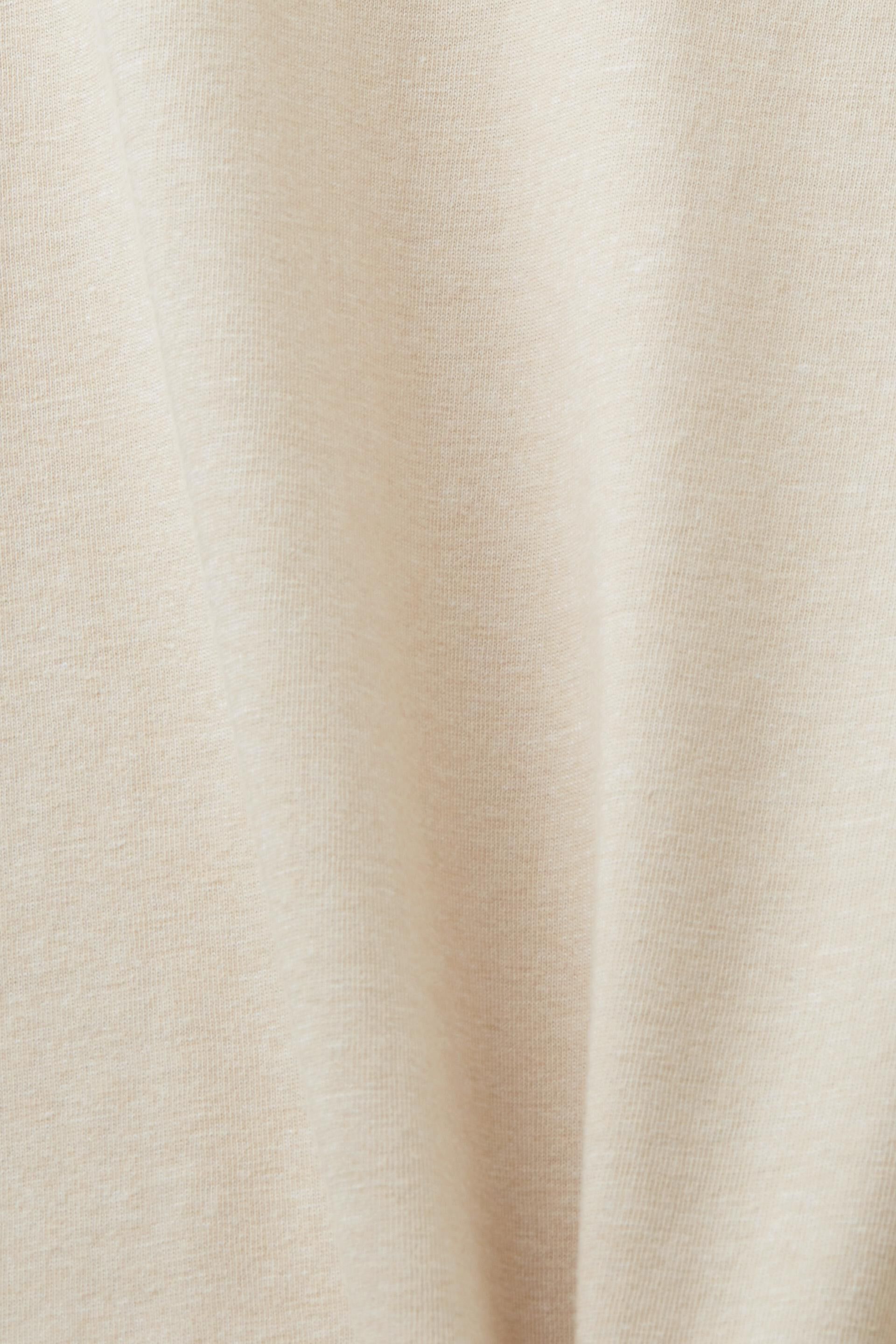 En matière recyclée le t-shirt en jersey chiné