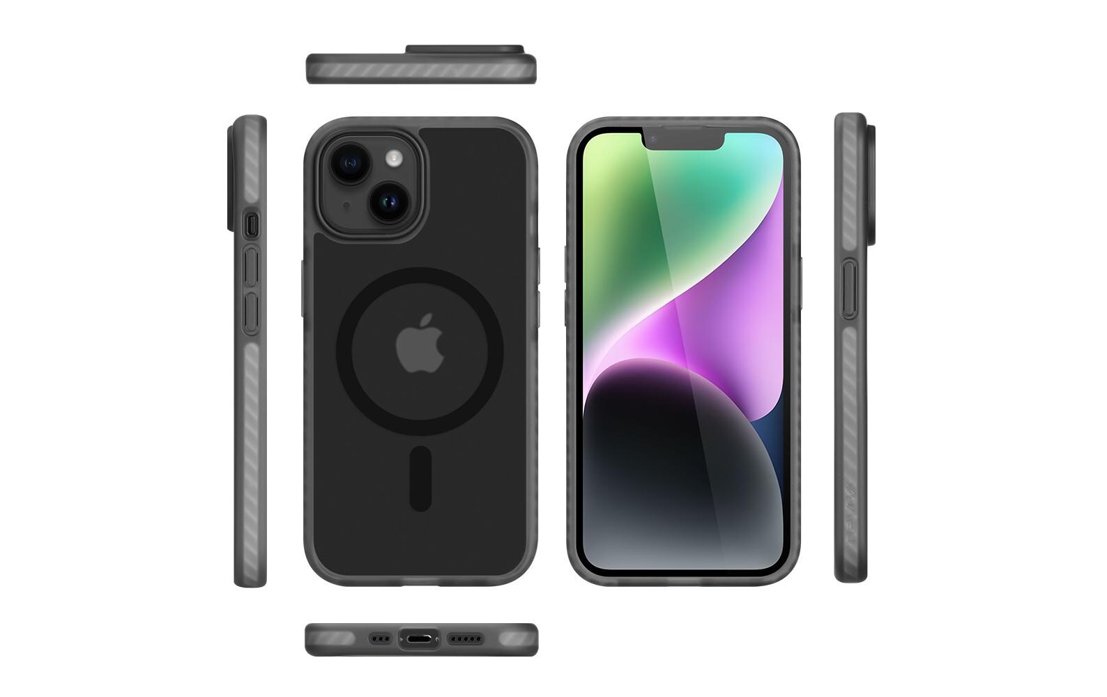 StyleShell INVISIO MagSafe iPhone 15 SchwarzSchutzhülle mit MagSafe für das Apple iPhone 15