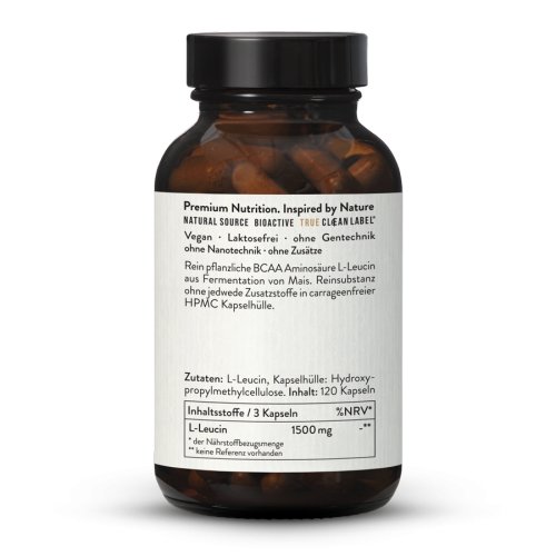 Sunday Natural Products  L-Leucin 500 mgKapseln