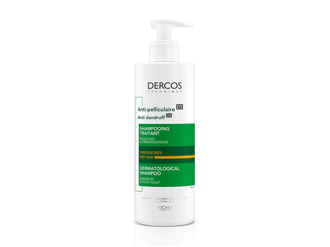 CHAMPÔ DERCOS ANTICASPA SECA 390ML