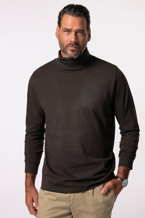 JP 1880 Rollkragen-Shirt, Basic, Jersey, lange Ärmel