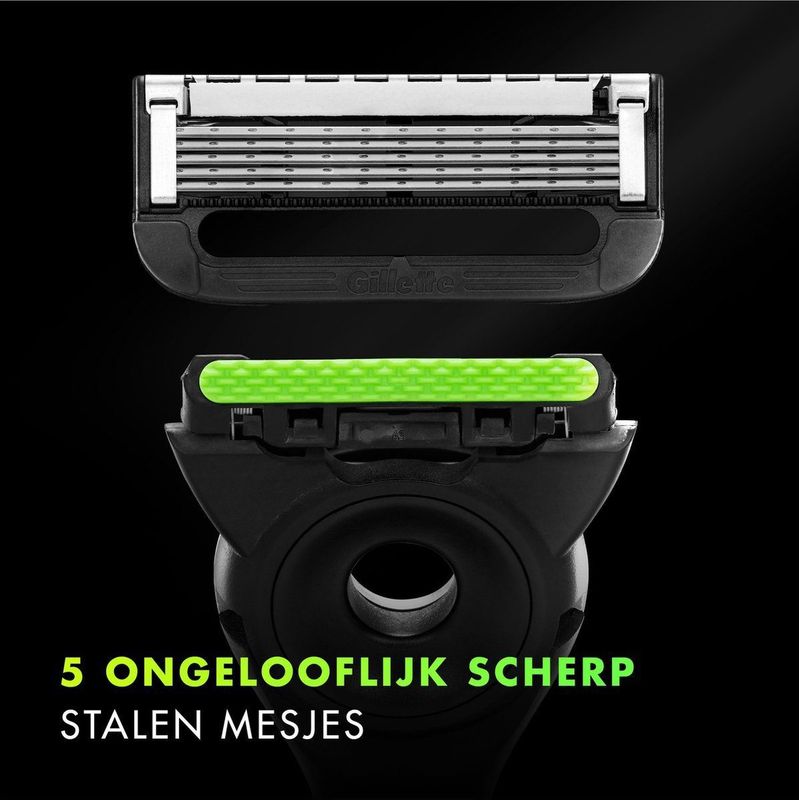 Gillette Navulmesjes Voor GilletteLabs -  Exfoliating Bar En Heated Razor - 9 Scheermesjes
