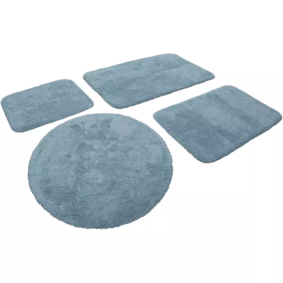 Wecon home basics Badteppich Ole grau blau