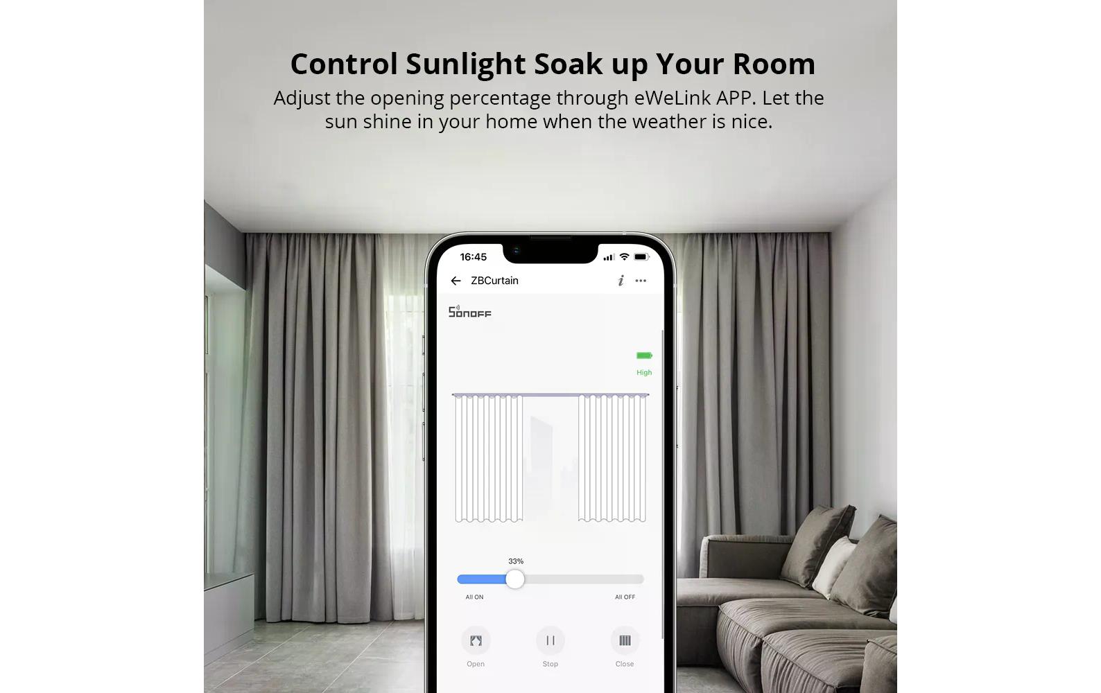 Smart Home Fernbedienung für ZBCurtainIntelligente ZB Vorhangmotor Fernbedienung
