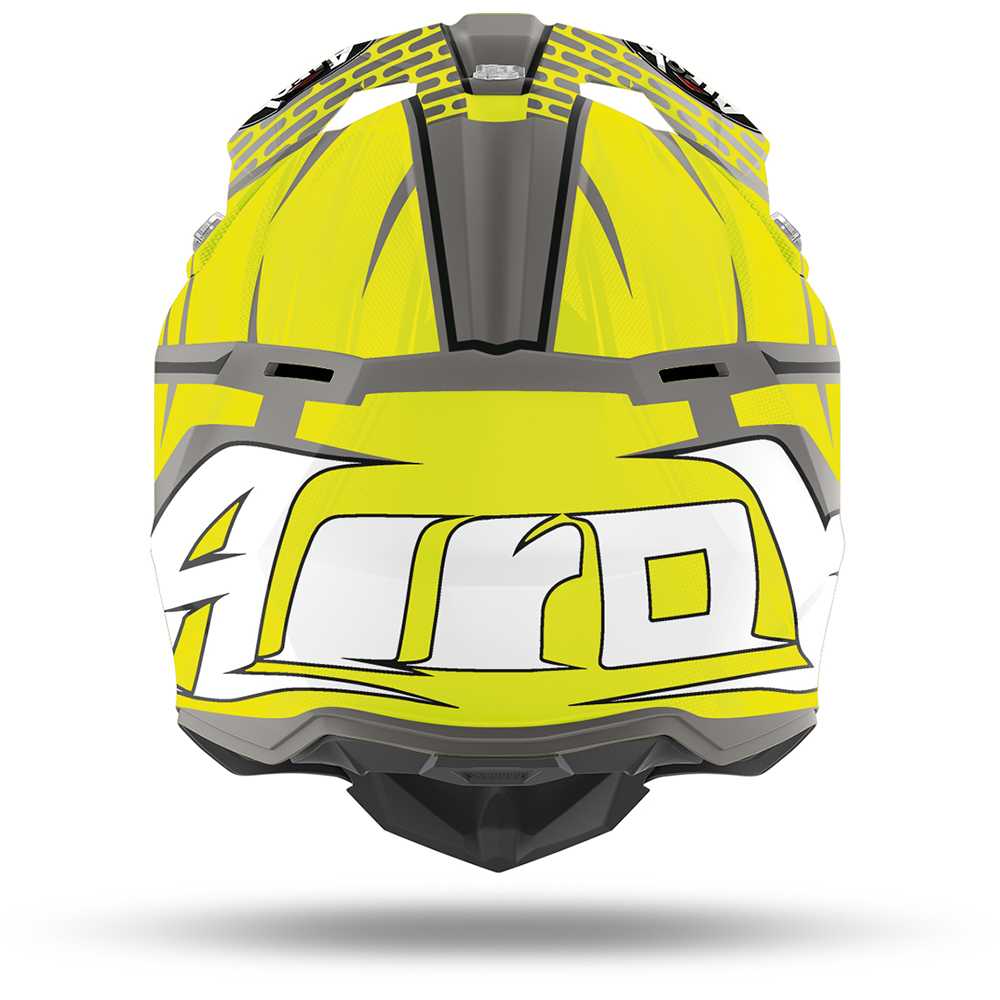 Airoh - Casque Wraap Idol Jaune / Gris Mat