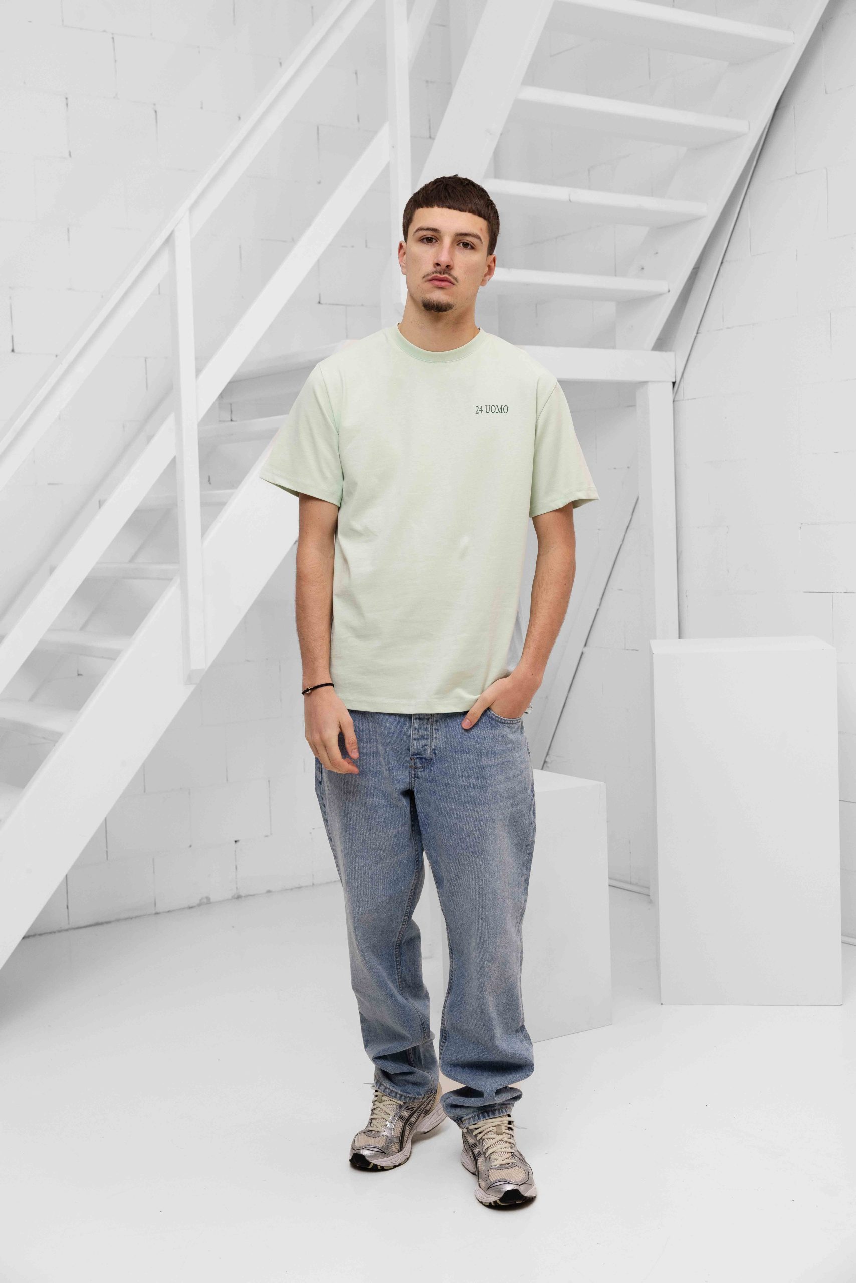 24 Uomo Heat Wave T-Shirt Heren Groen