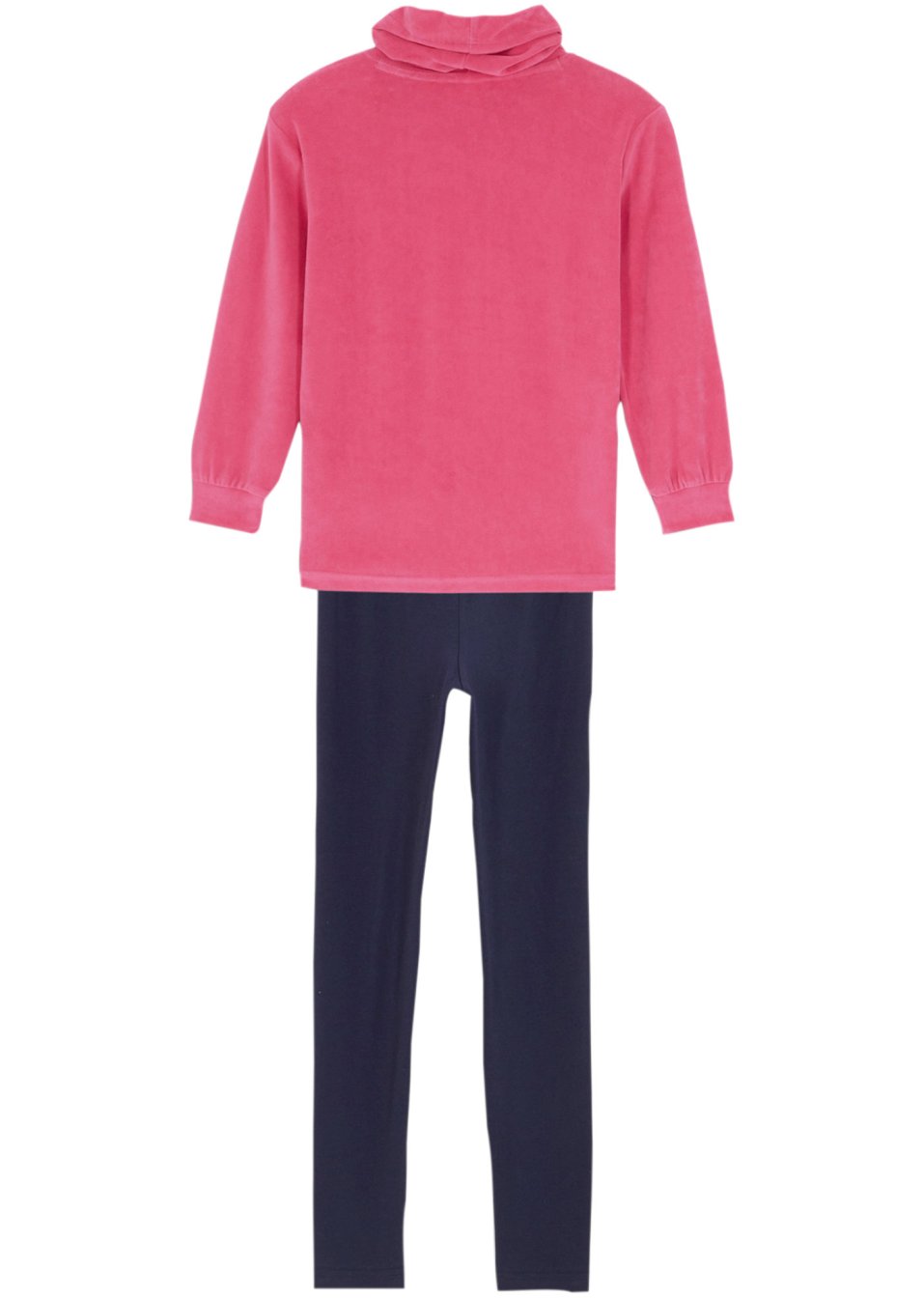 T-shirt long avec legging fille en velours ras (Ens. 2  pces.)