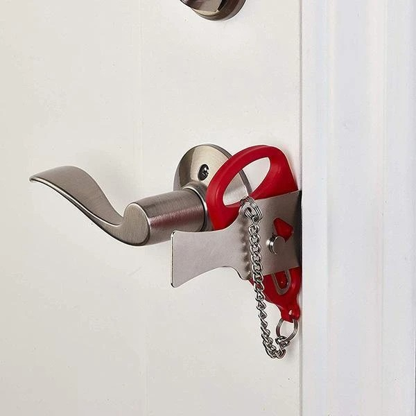 (13cm) Universal Reise Türschloss Sicherheitsschloss   Aufbewahrungstasche für Wohnung / Reise / Hotel Schlossfalle (Schlossfalle < 2cm)