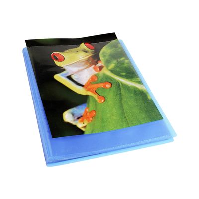 Exacompta KreaCover - Porte vues personnalisable - 40 vues - A4 - bleu
