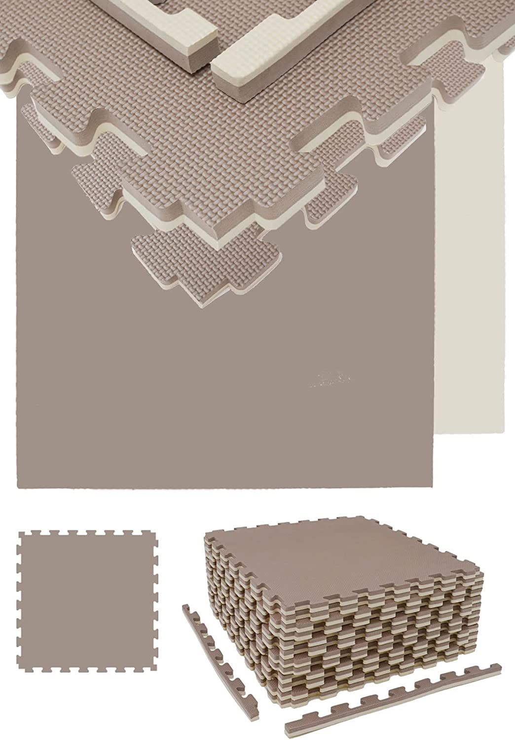 eyepower Kampfsportmatten 63x63x2 cm 12er Set
